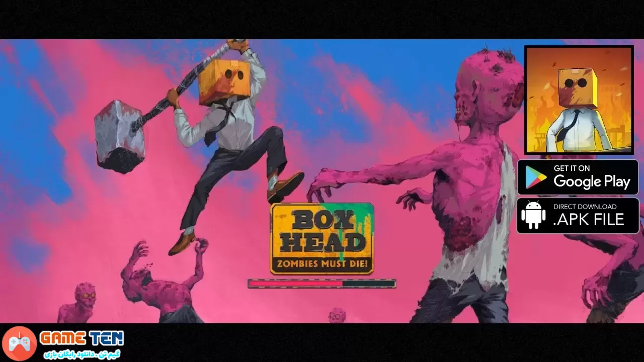 دانلود مود بازی Box Head: Zombies Must Die برای اندروید